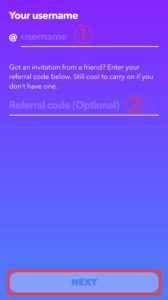 username referral code